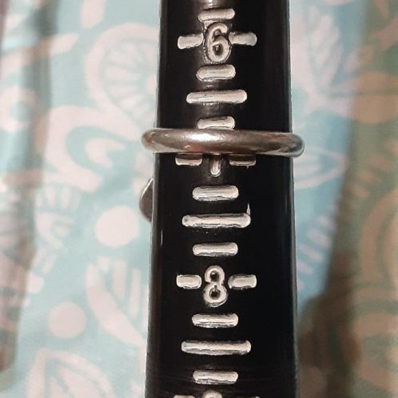 Vintage Navajo Turquoise & Coral Ring Sz 7 - Picture 4 of 4